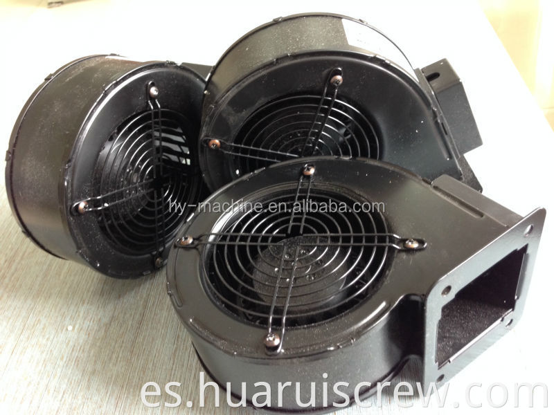 Ventiladores para máquina extrusora